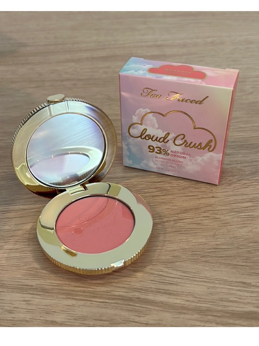 Too Faced Cloud Crush Blurring Blush - Golden Hour Diffused Satin -  New in Box
